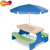 【美國Little Tikes】便利野餐桌 室內室外雙用的多功能兒童遊戲桌