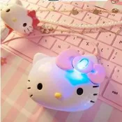 【華鐸科技】特價創意女生可愛凱蒂HELLO KITTY卡通滑鼠 KT頭有線滑鼠