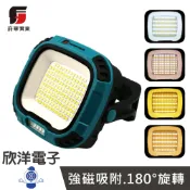 ※ 欣洋電子 ※ 崶華 80W 強磁照明燈 8000流明 (SH-900) 強光露營燈 強磁維修燈 COB燈 警示燈 USB充電工作燈 磁吸工作燈