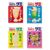 【元氣小舖】日本原裝 昭和的味 純喫茶軟糖 檸檬 鮮奶 綜合果汁 布丁蘇打  40g