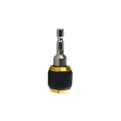 (店+)高彈力六角快接頭 6.35MM 電鑽 快脫自鎖接桿 六角柄 扳手 電鑽轉接 連結桿 轉接桿【A482】
