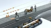 （可開發票）柚子模型 1/144  U艇 UBOAT VIIC 海上補給橡皮艇 補給場景YZ-011（滿額免運）
