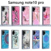 協貿國際日用品生活12館 適用三星Galaxy note10+ plus 5G手機殼note10閃粉卡通流沙殼軟殼