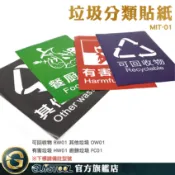 GUYSTOOL 可回收物 環境保護 垃圾桶貼紙 環保 一般垃圾 宣傳貼紙 垃圾分類標簽貼紙 MIT-01 分類貼紙
