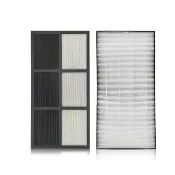 【RENZA】適用Sharp 夏普 KI-HP100 GX100 LP100 FX100 NP100 EX100 空氣清淨機(HEPA濾網+活性碳濾網 濾芯)