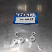 TITAN M4 鋁合金防鬆螺帽 30020043 銀 TITAN M4 鋁合金防鬆螺帽 30020043(出清品).