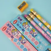 旻泉精品批發網 利百代 學齡前鉛筆 CB-202 小天使皮頭抗菌大三角形鉛筆2B /一小盒3支入(定60) 台灣製 大三角形鉛筆【APP滿額下單10%點數(單一帳號最高1000點)】9/30止