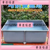 新款 帆布魚池 水池 簡易魚池 錦鯉養魚養殖水箱 帶支架 刀刮布