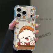 可愛小狗氣囊防摔手機殼 適用VIVO Y31 Y39 Y38 Y21 Y72 Y55 Y50 Y20 Y19 Y17全包