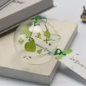 ✨限時殺價/桃園發貨✨創意日本櫻花清新掛件夏日禮物風鈴日式鈴鐺女生掛飾手工玻璃臥室