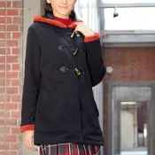 【RATOPS瑞多仕】女款 Thermolite 推毛防潑水外套DH6083黑色 連帽 防潑水保暖中層衣/野雁戶外