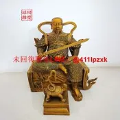 黃銅玄天上帝佛擺件銅真武大帝神像家用供奉店鋪玄武祖師廠家供應