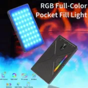 星光精品館 【RGB全綵補光】口袋補光燈 手機補光燈 直播補光燈 攝影燈 打光燈 專業相機補光 APP控制 多色溫調節 輕巧便攜 錄影必備