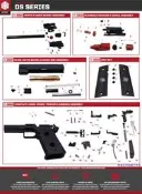 【阿盛生存遊戲工作室】EMG SA-DS0201 SAI 2011 DS HI-CAPA 4.3 瓦斯槍 原廠零件爆炸圖