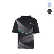 【FILA】男性 短袖POLO衫-黑色 1POZ-5002-BK