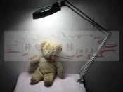JN生活館~123946 /led燈泡超大超長旋臂式放大鏡檯燈 ~ 特亮~㊀工作燈~設計製圖燈