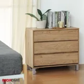 RICHOME-愛麗莎三斗櫃W80xD40xH70CM