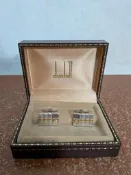 英國 dunhill 英倫 紳士 小d logo 袖扣
