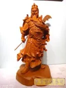 神桌神像精品雕刻-關公 關老爺 關聖帝君木雕藝品 伏魔大帝關聖帝君 蕩魔天尊真武帝君~L43