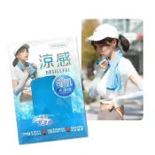 【Amiss】台灣製涼感冰涼巾2入組(紡研QMAX認證 冰涼巾 涼感運動毛巾 涼感圍脖巾/9453)