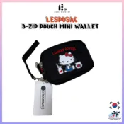 [LeSportsac] 3-Zip Pouch 迷你零錢包 – Hello Kitty 黑色