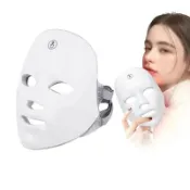 LED 光子麵膜 7 色可充電嫩膚家庭治療儀