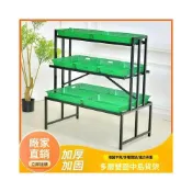 (店+)免運 展示架 水果蔬菜貨架 水果店架雙麵中島架水果貨架超市蔬菜展示架超市果蔬架三層中島蔬菜果蔬架 糖果架 展示櫃 多層架
