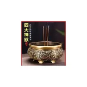 (店+)香爐 銅香爐  淨香爐 香薰爐 神明爐 盤香爐 檀香爐 四大神獸供奉爐檀香沈香爐家用供奉插香爐