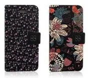 新台北NOVA實體門市 免運【apbs】Apple iPhone 5/5S i5 專用側翻皮套-花紋款系列