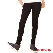 BOBSON 女款亮光紗大彈力緊身褲(黑8111-88)