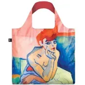 【LOQI】博物館系列（安德烈·德蘭 穿襯裙的女人）環保春捲包購物袋(環保回收材質.無扣帶 