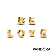 【Pandora】字母串飾-鍍14K金 官方直營