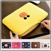 快樂一購 人氣超夯 筆電包 筆記型 電腦包 Mac Apple 蘋果 華碩 Asus Line 熊大 莎莉 卡通 內膽包