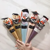 畢業熊捲桶/畢業拉拉熊捲桶/畢業小熊捲桶/畢業熊甜筒花束/畢業拉拉熊捲筒/畢業小熊捲筒/畢業花束/畢業捲筒/畢業捲桶
