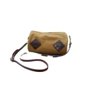 【巴黎精品】側背包帆布肩背包(日式復古斜背簡約男女包包2色v1ac18)