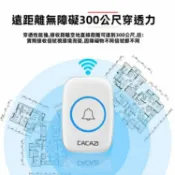 不二屋 智能門鈴 無線門鈴 遙控門鈴 家用門鈴 防水無線門鈴 遠距離無線門鈴 粘貼式無線門鈴 電鈴 遙控音樂
