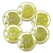 ✨藏物玩家✨ 遠古恐龍全套仿古金屬紀念幣 多款史前生物浮雕完整齊全 古生物風適合孩童科普桌面把玩居家動物主題收藏