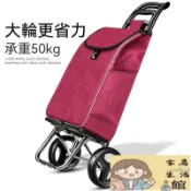 【bnmooz123】折疊購物車 買菜車 小推車 買菜推車 折疊伸縮菜籃車 靜音拉桿購物車 可摺疊
