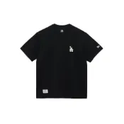  (店+)【NEW ERA】New Era New Era x MLB 聯名款 x MLB 聯名款 洛杉磯道奇隊 字母Logo印花圓領夏季美式短袖T恤情侶 潮流百搭 男女同款 含禮盒裝 衣服