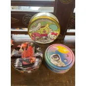 （2手）三麗鷗Sanrio 餅乾空鐵盒/香港小熊曲奇餅乾盒/