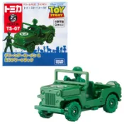 (TOMICA)騎乘系列 多美小汽車 玩具總動員 綠兵&軍用卡車 TS-07
