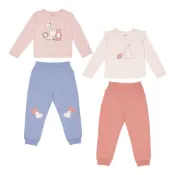【隔日到貨】3-5歲四件套組_正版Pekkle_兒童男童女童 長袖長褲 休閒服 運動褲_好市多costco_136256