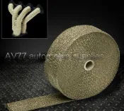 AV77 排氣管隔熱布 防燙布 (500公分鈦金色)K6 K7 K8 K9 EG EK 無限 SPOON SKUNK2