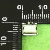 全銅 MicroUSB 充電插座 麥克MK5P 台灣現貨 20入 迷你USB母座 5pin 附固定腳