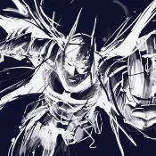 【蝙蝠俠:阿卡漢騎士】 Batman (鉤爪彈射) 無框畫