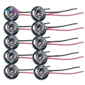 汽車 Led 燈燈泡插座連接器 10X 1156 382 BA15S 燈座 P21W 適配器汽車燈座