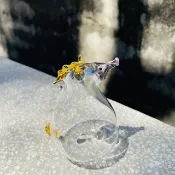 水晶玻璃 琉璃 存錢筒 馬 生肖
