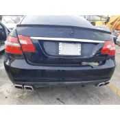 BENZ W212 E250 AMG原廠後保桿+卡夢下巴+四出尾段 E200 E300 E350 E400