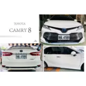 小亞車燈改裝＊全新 CAMRY 8代 18 19年 Modellista 空力套件 前下巴 側裙 後下巴