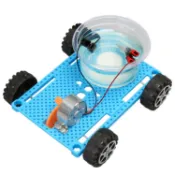 鹽水動力車科學實驗diy 兒童拼裝模型玩具 科教組裝小製作 創意科學玩具 親子手作教材 國小生勞作材料包 動力車模型